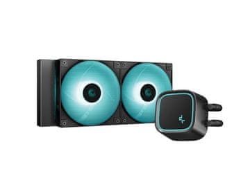 DEEPCOOL Komplet za vodeno hlađenje AIO Liquid Cooler DeepCool LE500 Marrs, 240mm, LED, crni
