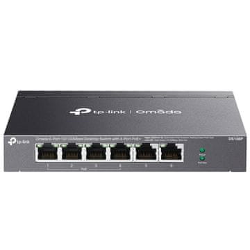 TP-Link Omada DS106P 6-portni 10/100Mbps PoE+ RJ45 neupravljani mrežni preklopnik switch