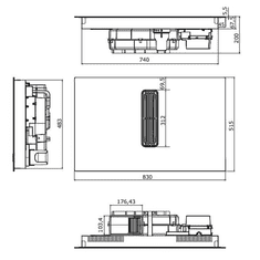 Amica DSI 841 SBB Indukcijska ploča s integriranom napom
