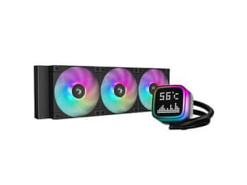 DEEPCOOL Vodeno hlađenje AIO Liquid Cooler DeepCool LP360, 360mm, Matrix, ARGB, crno