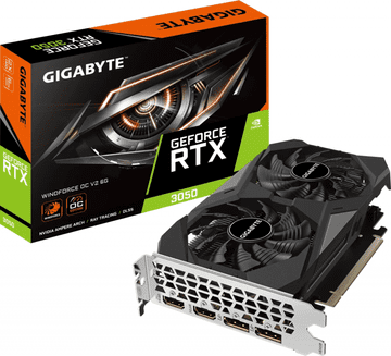 Gigabyte Grafička kartica GeForce RTX 3050 WINDFORCE OC V2 6G, 6 GB GDDR6, PCI-E 4.0