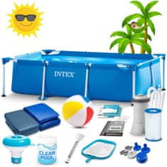 Intex Vrtni bazen s okvirom 300 x 200 x 75 cm 15-u-1 28272