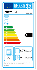 TESLA set pećnica BO301MB i ploča za kuhanje HV6401MB