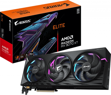 Gigabyte Grafička kartica Aorus Radeon RX 9070 XT ELITE 16G, 16 GB GDDR6, PCI-E 5.0