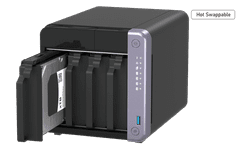 Qnap NAS poslužitelj s 4 priključka, 4 GB RAM-a i 10 Gb SFP+ mrežom