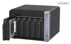Qnap NAS poslužitelj s 6 jedinica, 4 GB RAM-a; 2x10 Gb mreža