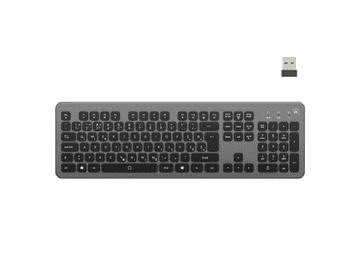 Ewent EW3298 bežična tipkovnica, pozadinsko osvjetljenje, multimode, SLO