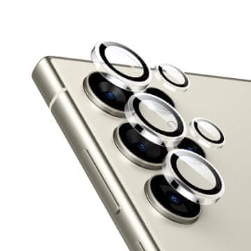 Crong prsten za objektiv - kaljeno staklo za objektiv kamere Samsung Galaxy S24 Ultra (prozirno)
