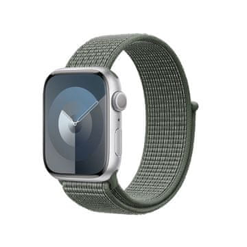 Crong Nylon - Sportski remen za Apple Watch 38/40/41/42 mm (vojno zelena)