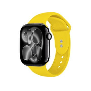 Crong Liquid - Apple Watch remen 38/40/41/42 mm (žuti)