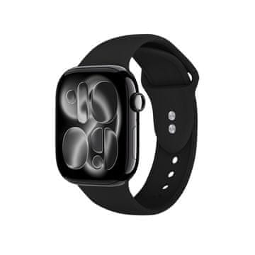 Crong Liquid - Apple Watch remen 38/40/41/42 mm (crni)