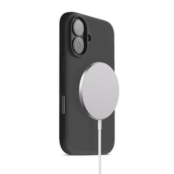 Crong Color Cover Magnetic - MagSafe maskica za iPhone 17 (crna)