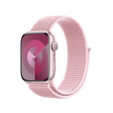 Crong Nylon - Sportski remen za Apple Watch 38/40/41/42 mm (puderasto ružičasta)