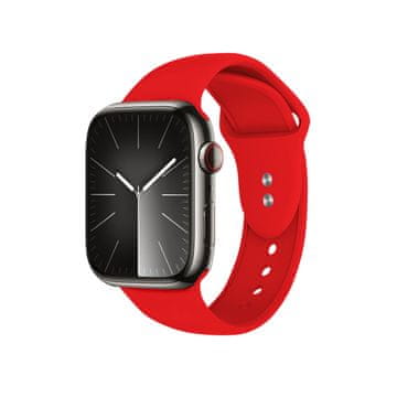 Crong Liquid - Remen za Apple Watch 44/45/46/49 mm (crveni)