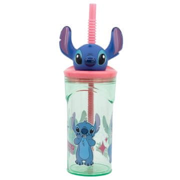 Bostitch Disney - Šalica sa slamkom i 3D figurom iz kolekcije Cvijeće 360 ml
