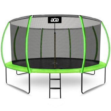 Aga SPORT EXCLUSIVE Trampolin 430 cm Svijetlo zelena + zaštitna mreža + ljestve