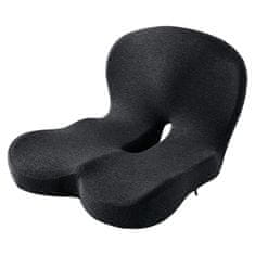 HOME & MARKER® Ortopedski jastučić za sjedalo od memorijske pjene, ergonomski, protuklizni | MEMOSIT