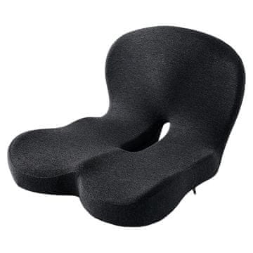 HOME & MARKER® Ortopedski jastučić za sjedalo od memorijske pjene, ergonomski, protuklizni | MEMOSIT
