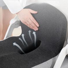 HOME & MARKER® Ortopedski jastučić za sjedalo od memorijske pjene, ergonomski, protuklizni | MEMOSIT