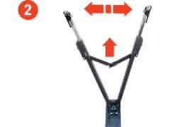 Extol Premium Građevinska koza 8859999 folding construction goat 1 piece, load capacity 550kg, height 60-85cm