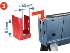 Extol Premium Građevinska koza 8859999 folding construction goat 1 piece, load capacity 550kg, height 60-85cm
