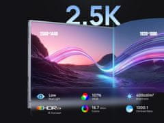 Arzopa Z3FC monitor, prijenosni, QHD, IPS, 180Hz, USB-C, miniHDMI, kućište