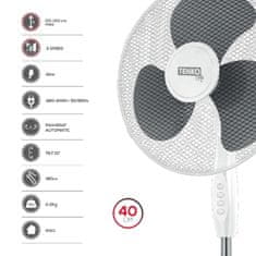 TENKO plastični samostojeći ventilator od 40 cm