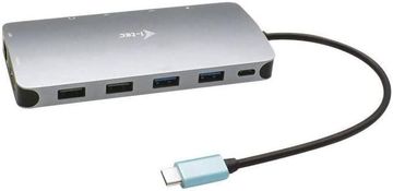slomart i-tec USB-C 3x Full HD Metal Nano priključna stanica - 2x DP, 1x HDMI, 1x GLAN, USB-C, 2x USB 3.1, 2x USB 2.0, Audio, 100W