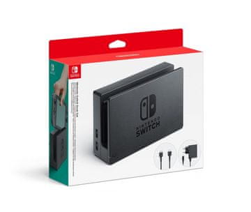 slomart Nintendo Switch Dock Set - Originalni dock za konzolu za igre. Povežite se s TV-om i punite. Kompatibilan s Nintendo Switch.