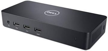 slomart Dell D3100 USB 3.0 Ultra HD/4K priključna stanica s tri zaslona (obnovljeno) - Povežite do 3 zaslona za vrhunski doživljaj!