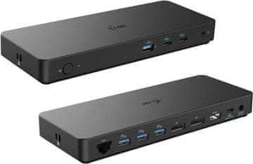 slomart i-tec USB-C priključna stanica Gen 2 Pro - 3 zaslona, 100W napajanje, 2x DP, 1x HDMI, 2x USB-C, 4x USB - B0D2J25FNC