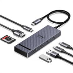 slomart UGREEN Revodok Pro 108 - USB C Hub (10Gbps) za MacBook, HDMI 4K, USB 3.2, SD/TF, PD 100W. Priključna stanica za Surface, iPad Pro i više.