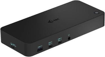 slomart i-tec USB 3.0/USB-C priključna stanica - 3x4K, 100W, 2xDP, 3xHDMI, GLAN, 3xUSB 3.1, 2xUSB-C, Audio za Win/Mac, Thunderbolt 3