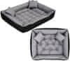 AIO FACTORY Passion krevet ECCO 100x75 cm vodootporni sivi