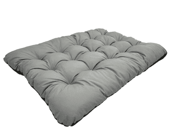 AIO FACTORY Pasja postelja PRESTIGE blazina 100x70 cm vodootporna siva