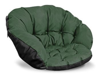 AIO FACTORY Vrtna blazina 122x40 cm po stolu, gugalnico, visečo, štorkljino gnezdo, vodoodporno, zeleno