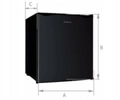 Manta MM515PBK mini hladnjak, 46L, crni
