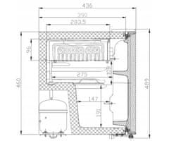 Manta MM515PSL mini hladnjak, 46L, srebrnocrni