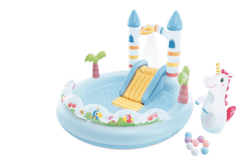 Intex igraonica na napuhavanje Jednorog, 196 x 178 x 127 cm