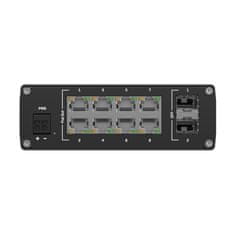Giga preklopnik 8-portni 8x PoE 2xSFP 240W DIN Mini TSW200