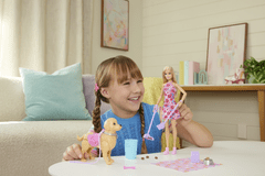Mattel Barbie Family & Friends šetnja sa psićem komplet lutka i psić, Malibu
