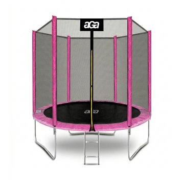Aga SPORT TOP Trampolin 180 cm Ružičasta + zaštitna mreža