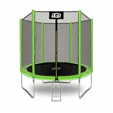 Aga SPORT TOP Trampolin 180 cm Svijetlo zelena + zaštitna mreža