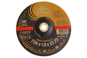STAYER Rezni disk Metal cutting disc PREMIUM T42, O 230 x 1.9 x 22.23 mm