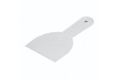 Kubala Lopatica Smooth plastic spatula, 100 mm, white
