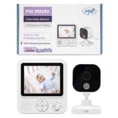 PNI BM280 video baby monitor s 2,8-inčnim zaslonom