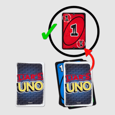 Mattel Uno Liar's društvena igra s kartama