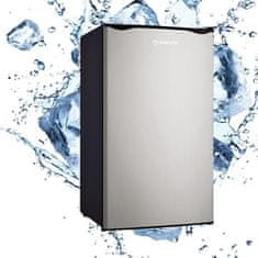 Manta MM520PS hladnjak sa zamrzivačem, pod pult, 91L, srebrnocrni