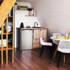 Manta MM520PS hladnjak sa zamrzivačem, pod pult, 91L, srebrnocrni