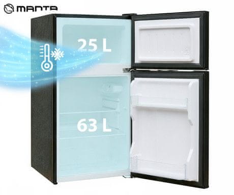Unutrašnjost hladnjaka Manta MM545DBK